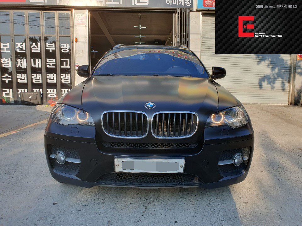 다크함의 상징 사틴블랙 BMW X6 전체랩핑 / 인천 서구, 부평, 부천