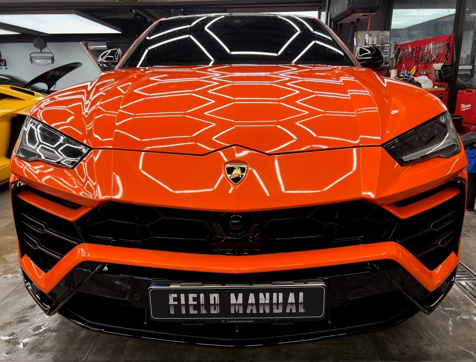 강남랩핑 람보르기니 우루스 CYS 'Hot Orange' 주황색 전체랩핑 / 강남구 논현동