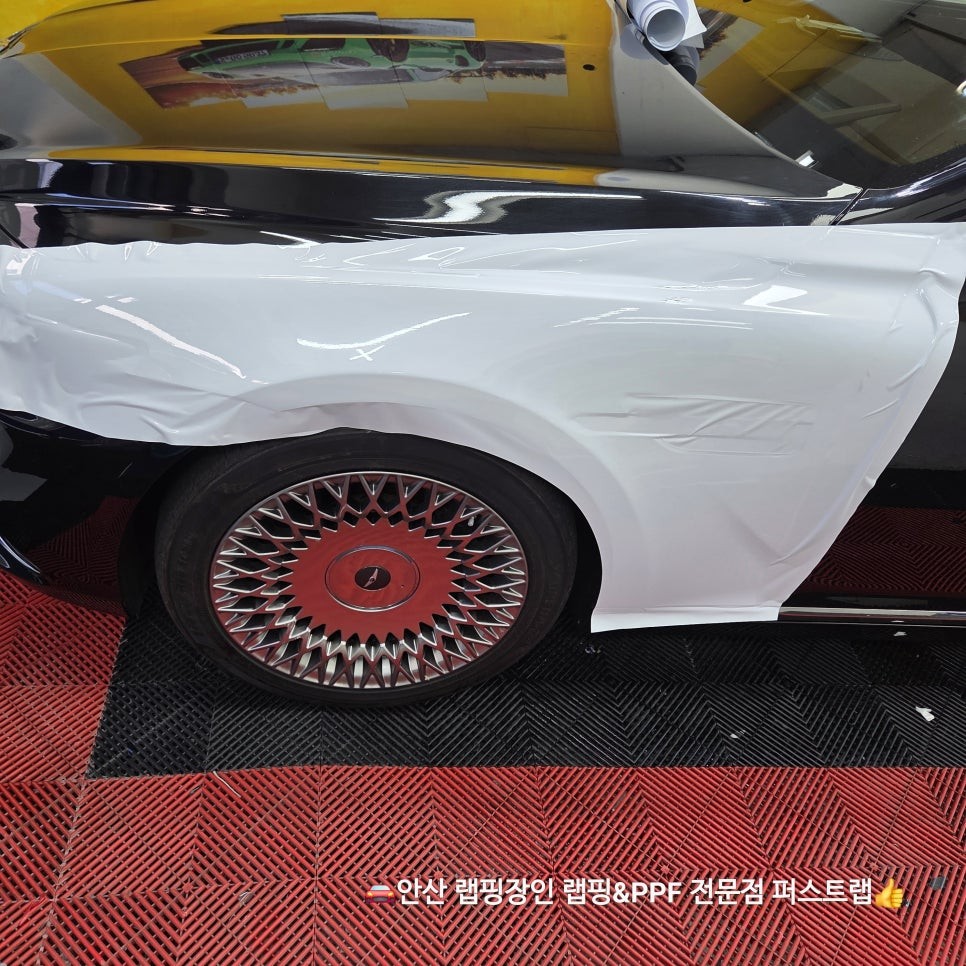 제네시스 G90 하이그로시 화이트 전체랩핑 후기 안산랩핑 전문 시공 사례 / 안산 단원 초지동