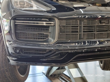 [핏먼트 울산]포르쉐 카이엔 958.1(MK1)에서 신형 9Y0/9YO 스타일로 전면 범퍼 컨버전! PDLS+ 헤드램프랑 아주 그냥 찰떡 궁합이네~ / 울산 남구