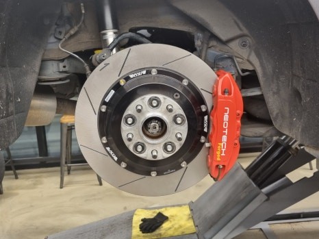 [핏먼트 울산]현대 제네시스 G70 브레이크튜닝 사고 한번만 막아줘도 본전은 찾는다! 네오테크 NF4P 캘리퍼 370mm 엔써 디스크 로터(리어)