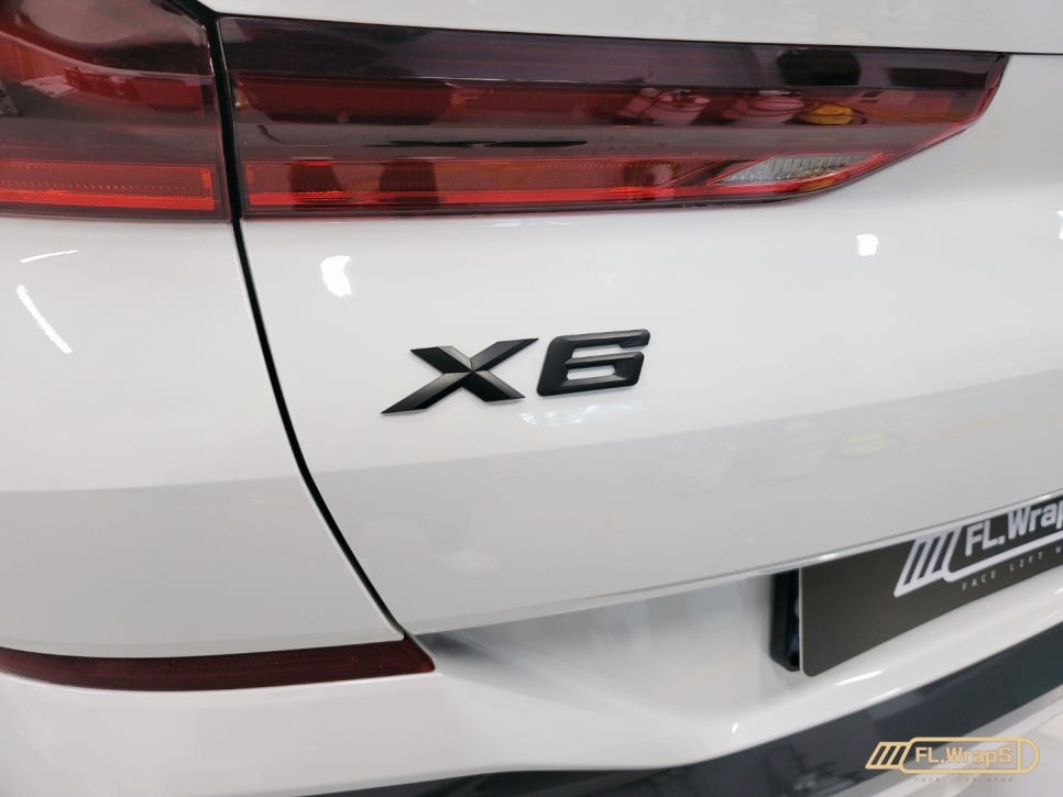 하남 플랩스 :: 신형 BMW X6 사이드미러, 스포일러 카본 부분랩핑 - 강동구, 송파구 자동차 랩핑, 루프스킨, PPF 전문 시공점 / 경기 광주, 양평, 남양주 랩핑 추천