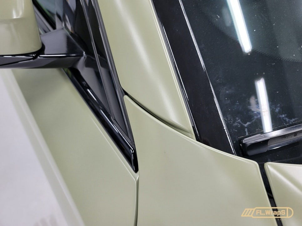 BMW 5시리즈(G30) 사틴카키 전체랩핑 - 하남/미사 자동차랩핑/ 강동/위례랩핑/ 플랩스(FL.WrapS)