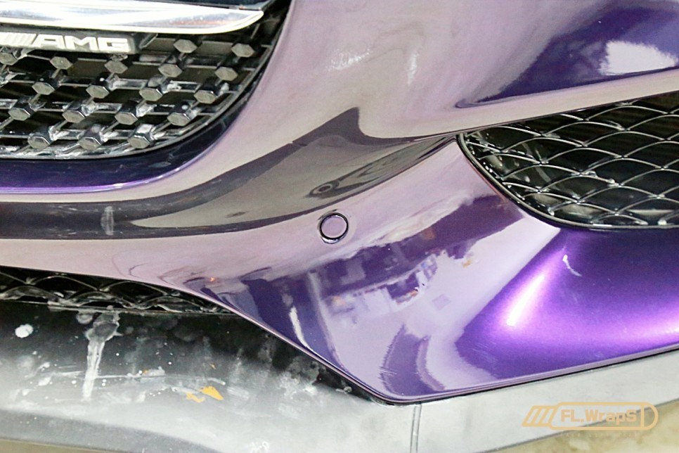 AMG GT 에디션1 사고수리 랩핑 재시공 / 에어버리 고광택 퍼플 - 플랩스(FL.WrapS)/ 하남랩핑, 미사, 남양주 랩핑, 사고수리대차