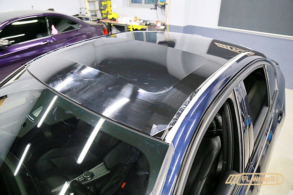 BMW 3시리즈 미드나잇 블루 전체랩핑 - 플랩스(FL.WrapS)/하남랩핑, 미사랩핑, 경기광주, 송파 자동차 랩핑 전문