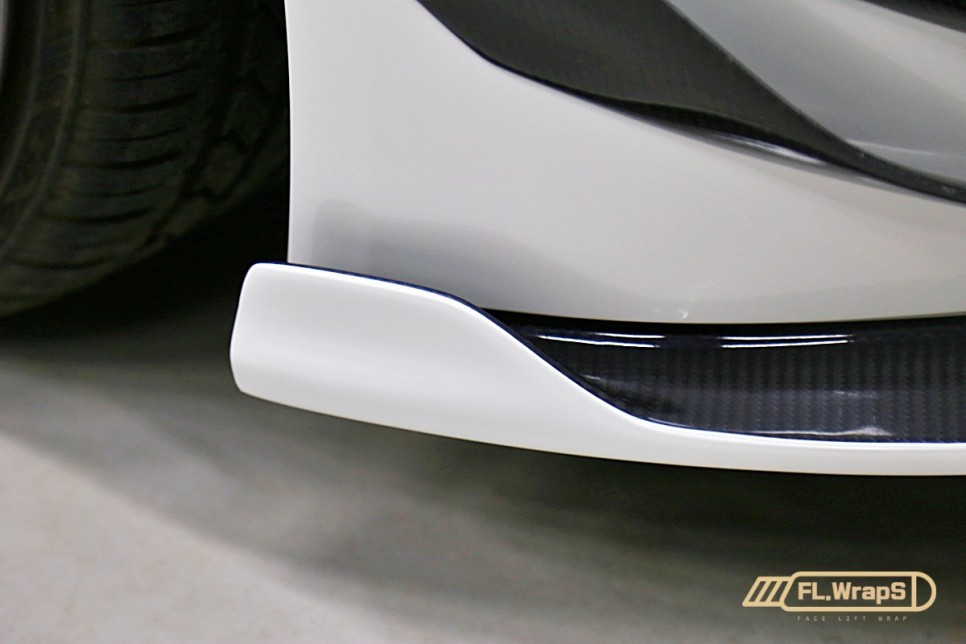 BMW i8 앞범퍼 부분랩핑 재시공 - 플랩스(FL.WrapS) / 하남랩핑, 미사랩핑, 사고수리랩핑재시공, 남양주랩핑