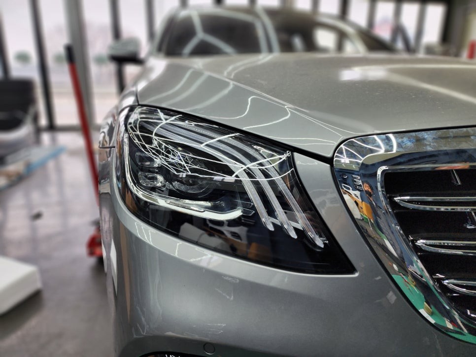 벤츠 S63amg 전기형 → 후기형 컨버전, " 완벽한 피팅감, 센서이식 "
