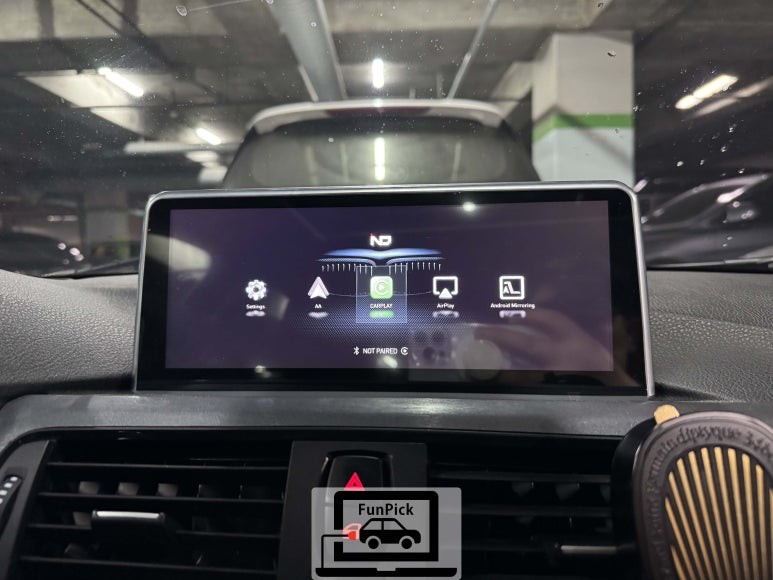 BMW카플레이 2015년식 F30 3시리즈 터치mmi 모듈시공 및 풀코딩