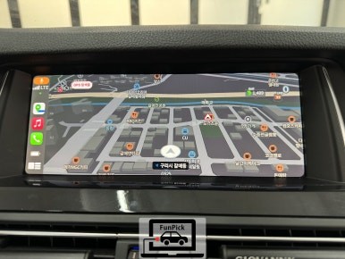 BMW카플레이 16년식 F10 520d 5시리즈 mmi 모듈 장착 및 BMW코딩