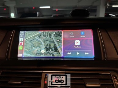 BMW카플레이 14년식 F10 5시리즈 mmi 카플레이 모듈 장착