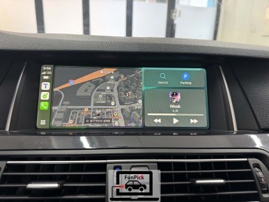 BMW카플레이 15년식 F10 5시리즈 mmi 카플레이 모듈 장착