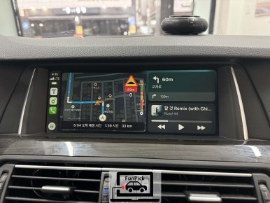 BMW카플레이 15년식 F10 5시리즈 mmi 카플레이 모듈 장착