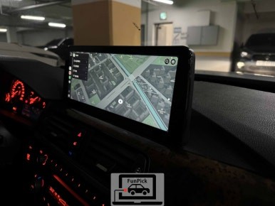 BMW카플레이 2012년식 F30 3시리즈 12인치 터치mmi 모듈시공