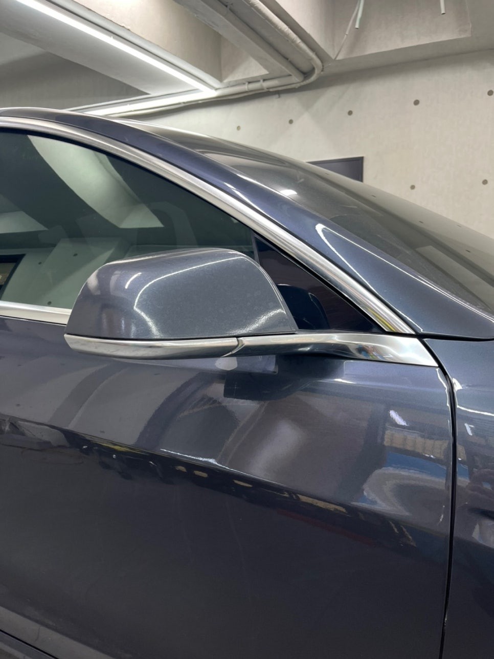 송파구 강남구 테슬라 모델3 크롬죽이기(크롬딜리트) 시공기 / 송파구 가락동