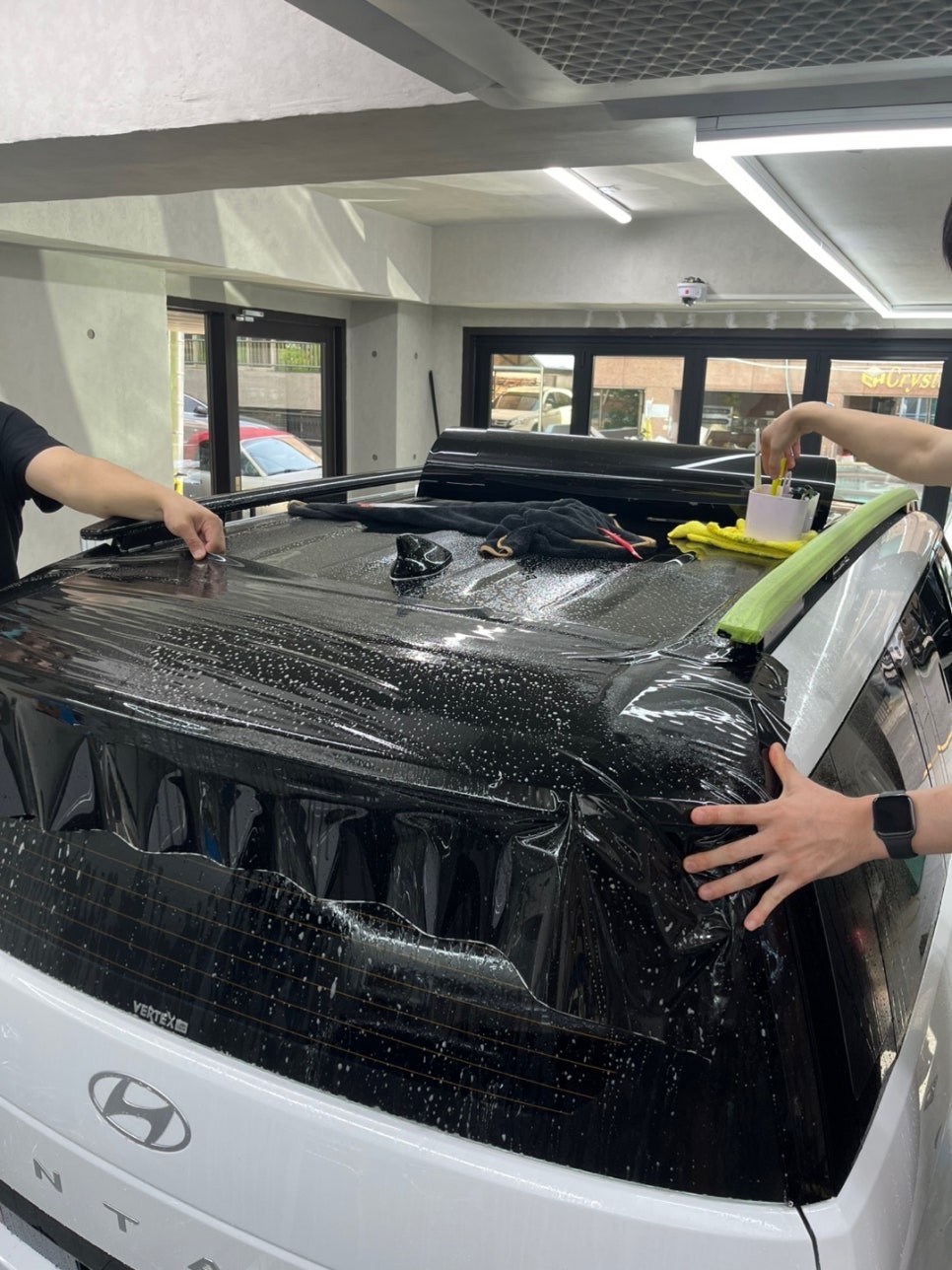 싼타페 MX5 투톤 시공기 / 송파구 가락동