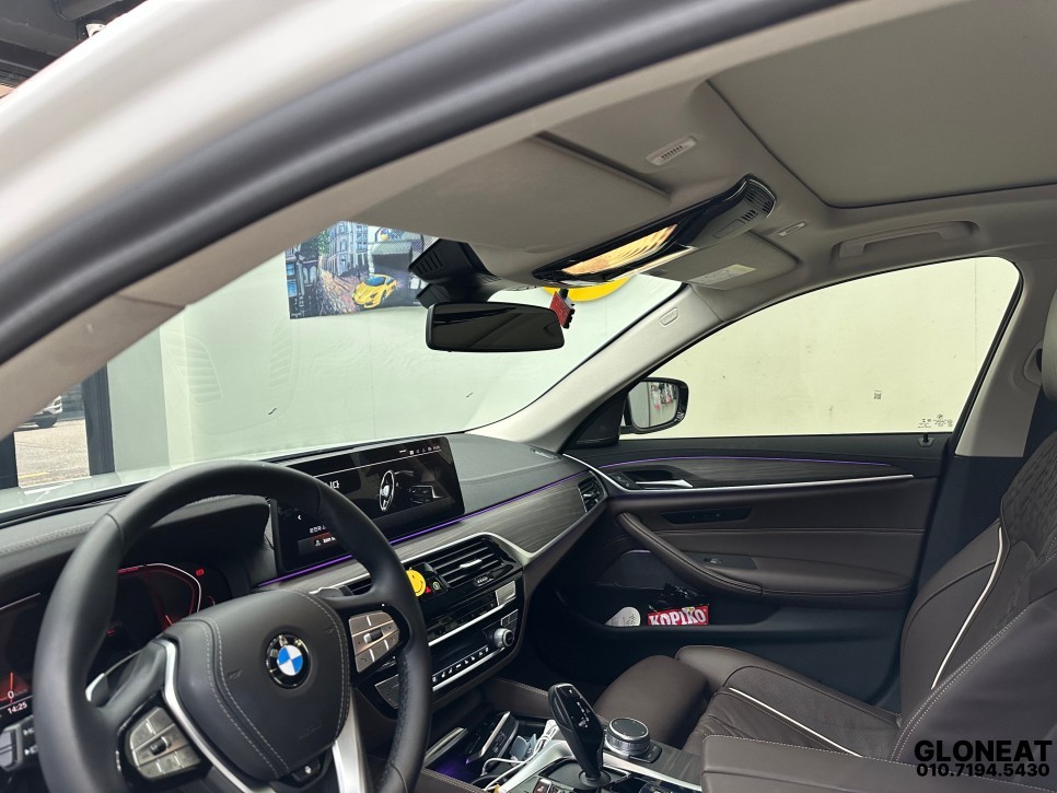 부평썬팅 BMW5시리즈 앞유리교체후 글라스틴트 로데 시공 / 인천 서구