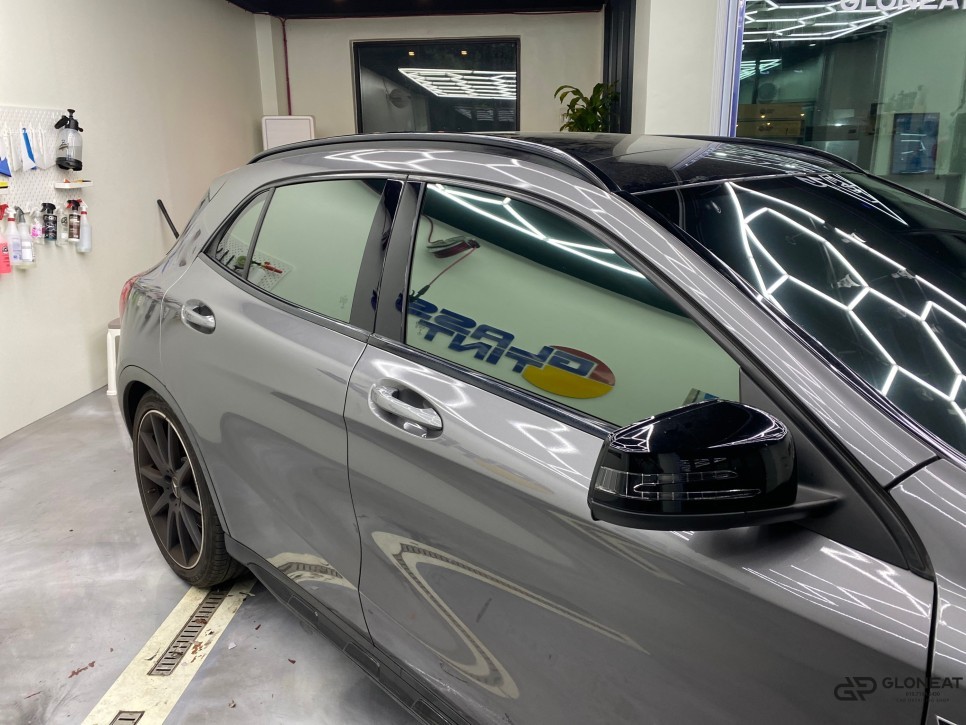 청라썬팅 벤츠GLA45 AMG 반사필름 선셋 시공