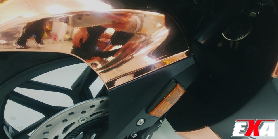 [EXA][대구랩핑전문] 혼다 포르자 전체랩핑 + 크롬랩핑 시공 / 바이크 전체랩핑 + 크롬랩핑 / 대구 달성군 화원읍