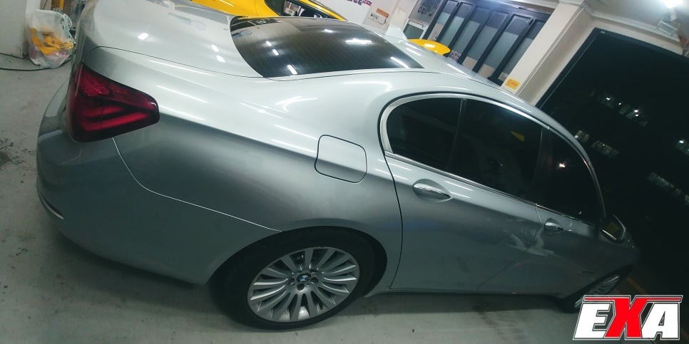 [EXA][대구랩핑전문] BMW 730d 전체랩핑 시공 ( 에이버리슈프림 유광 화이트 ) / 대구 달성군 화원읍
