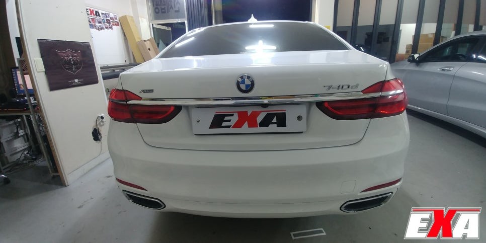 [EXA][대구랩핑전문] BMW 730d 전체랩핑 시공 (에이버리슈프림 유광 화이트) / 대구 달성군 화원읍