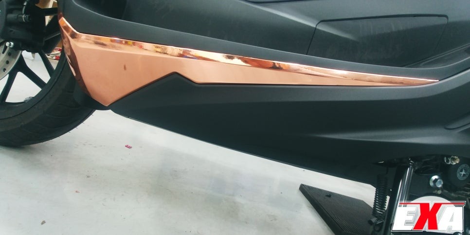 [EXA][대구랩핑전문] 혼다 포르자 전체랩핑 + 크롬랩핑 시공 / 바이크 전체랩핑 + 크롬랩핑 / 대구 달성군 화원읍