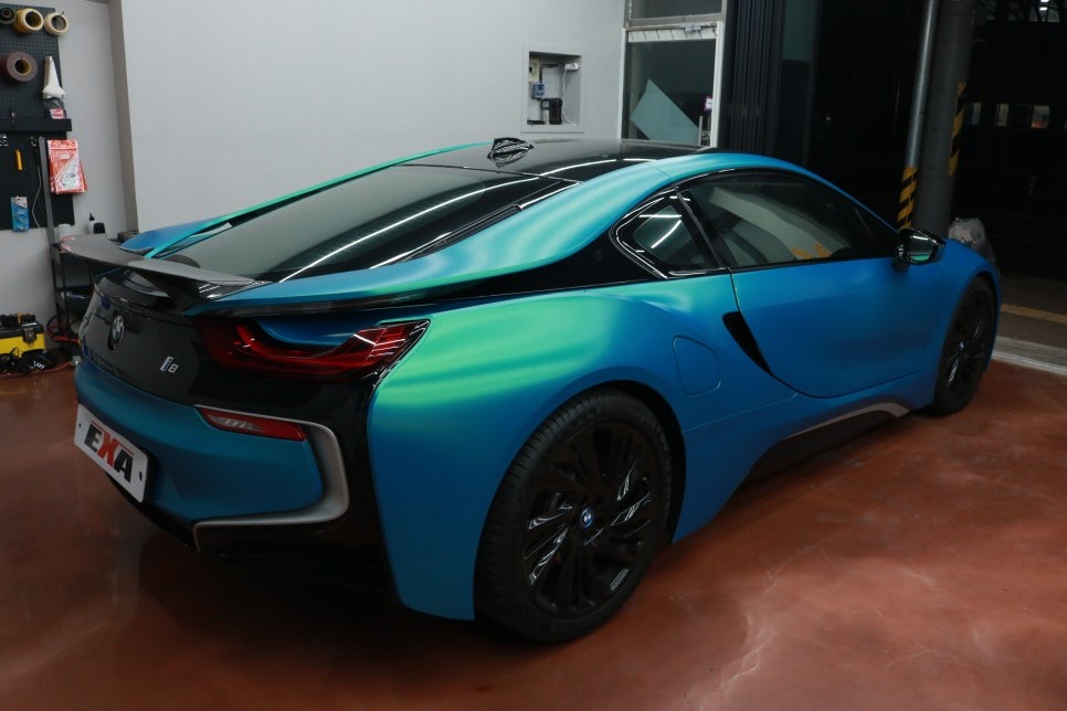 대구랩핑 BMW I8 전체랩핑 제거 및 전체랩핑 / 생활보호PPF 재시공 후기