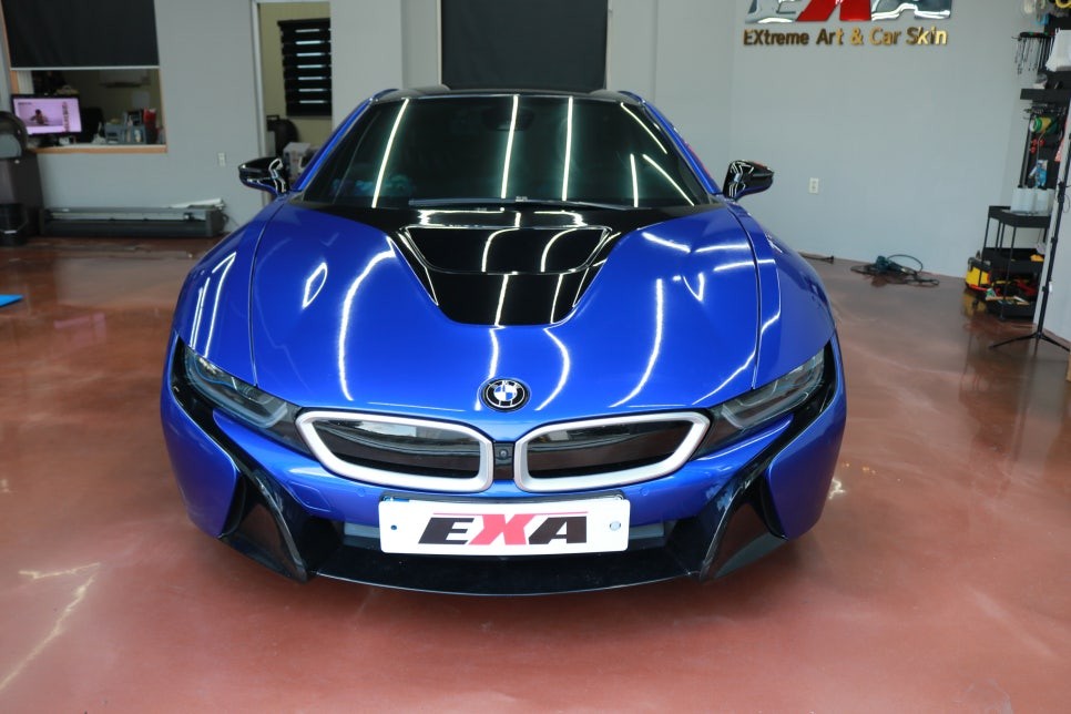 [EXA][대구랩핑전문] BMW I8 전체랩핑 + 랩핑제거 시공 대구랩핑교육 대구랩핑 EXA / 대구 달성군 화원읍