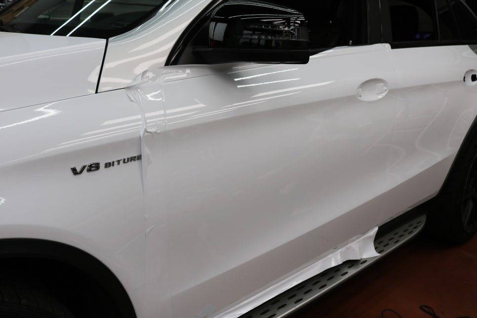 대구 EXA 벤츠 GLE 63s AMG 흰색 랩핑 / 대구 달성군 화원읍