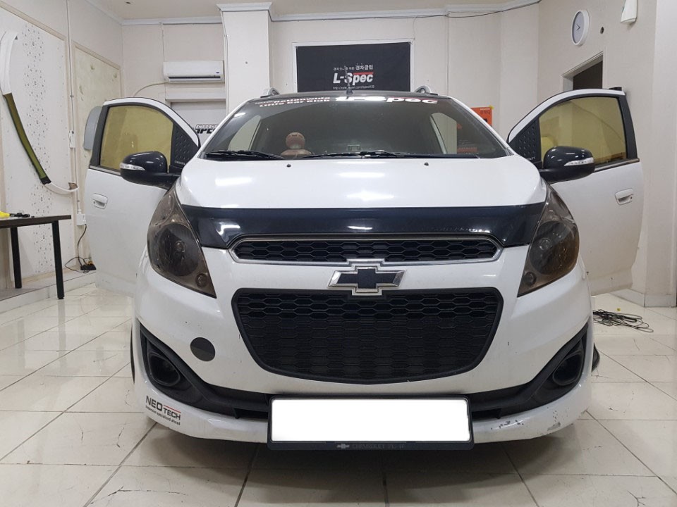 [대구랩핑]스파크라이트필름 스파크루프스킨 스파크랩핑 스파크튜닝 / 대구 달성군 화원읍