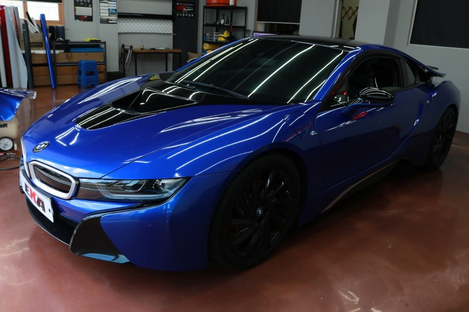 [EXA][대구랩핑전문] BMW I8 전체랩핑 + 랩핑제거 시공 대구랩핑교육 대구랩핑 EXA / 대구 달성군 화원읍