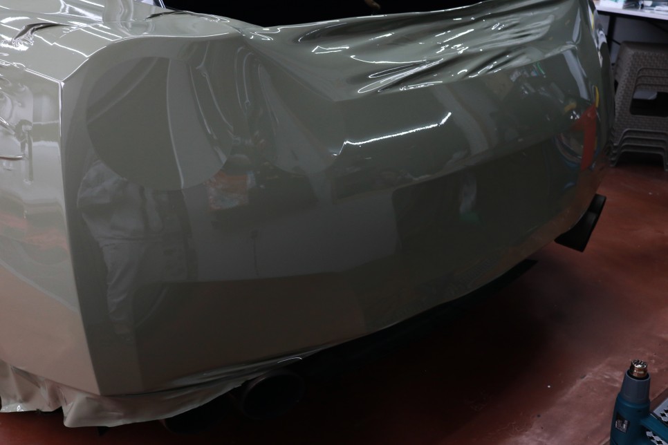 타이니봇 글로스 카키 그린 전체랩핑 / 닛산 / GT-R / 대구 달성군