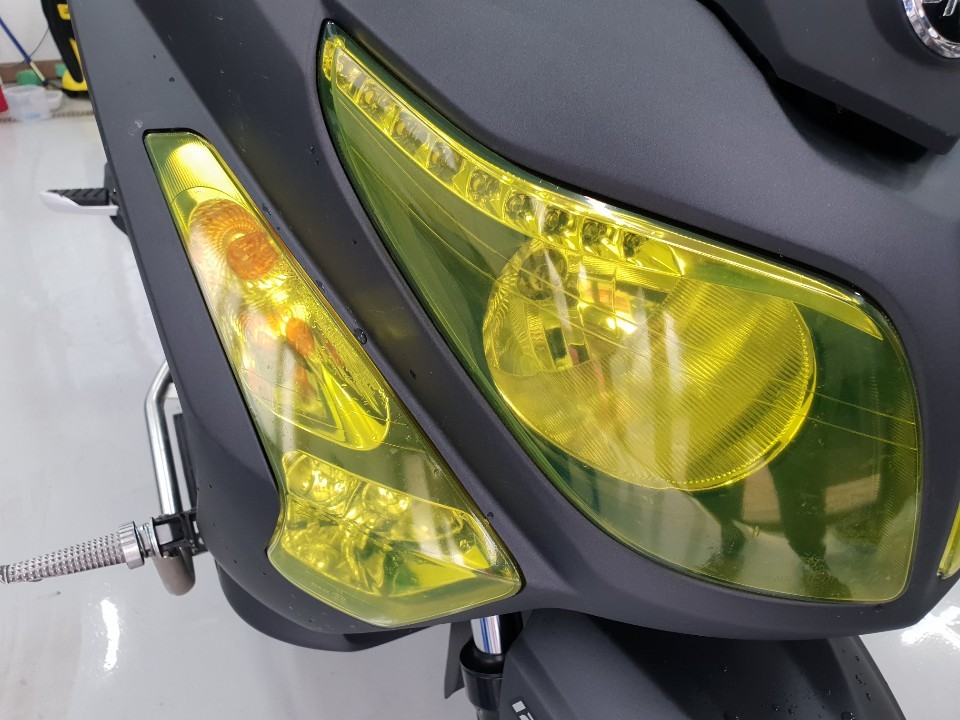 [EXA][대구랩핑] 보이저 125 라이트필름 오라칼 옐로우 / 대구 달성군 화원읍