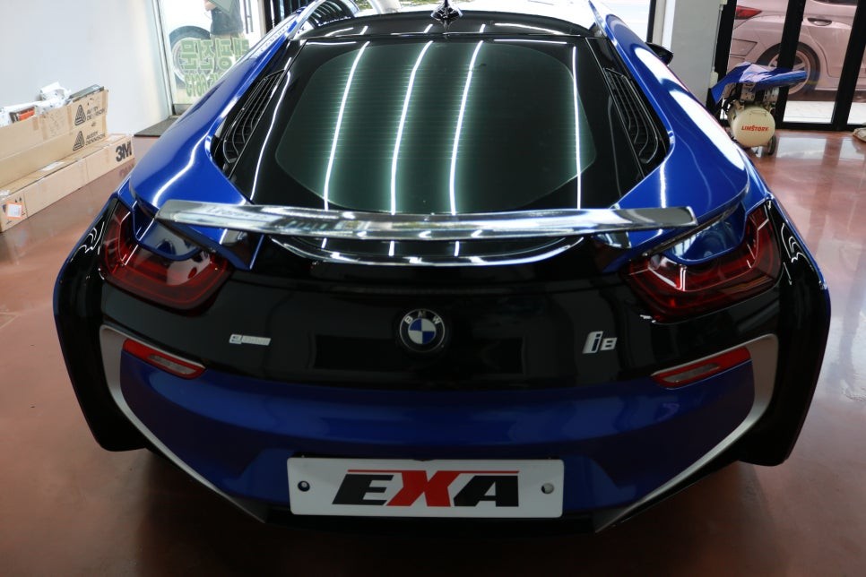 [EXA][대구랩핑전문] BMW I8 전체랩핑 + 랩핑제거 시공 대구랩핑교육 대구랩핑 EXA / 대구 달성군 화원읍