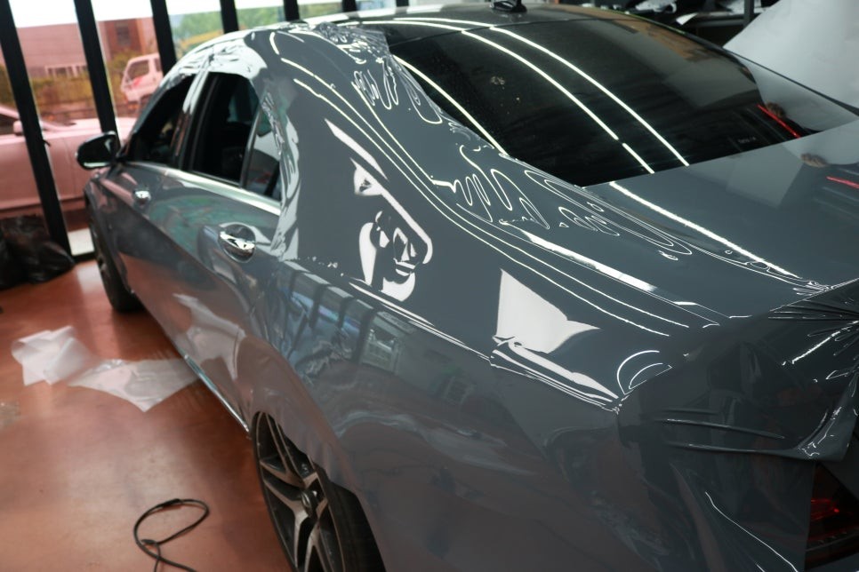 대구 EXA 벤츠 S클래스 랩핑 변신 / 대구 달성군 화원읍