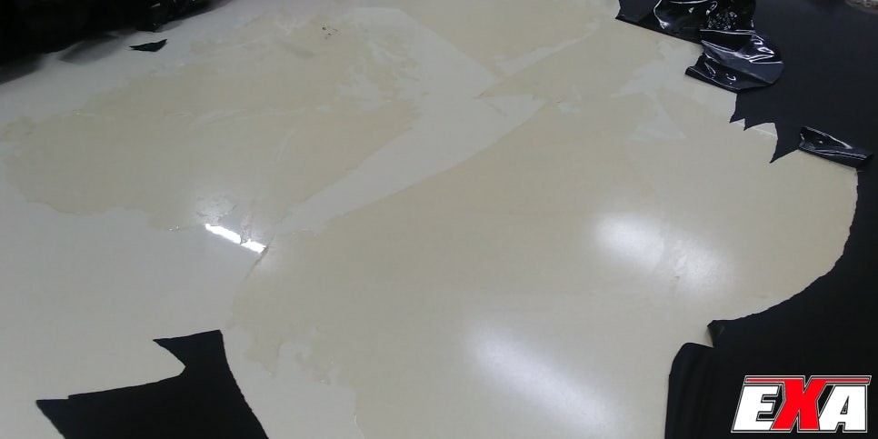 [EXA][대구랩핑전문] 르노삼성 SM7 루프스킨제거 + 루프스킨 재시공 (3M2080유광블랙) / 대구 달성군 화원읍