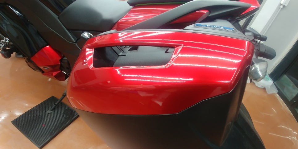 [EXA][대구랩핑전문] 가와사키 Z1000SX 전체랩핑 + 바이크랩핑 시공 대구랩핑 EXA / 대구 달성군 화원읍