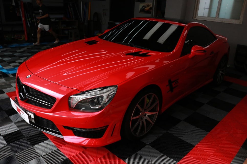 벤츠 SL63 AMG AX로쏘코르사, 페라리 감성을 입은 세련된 변신 / 대구 달성군 화원읍
