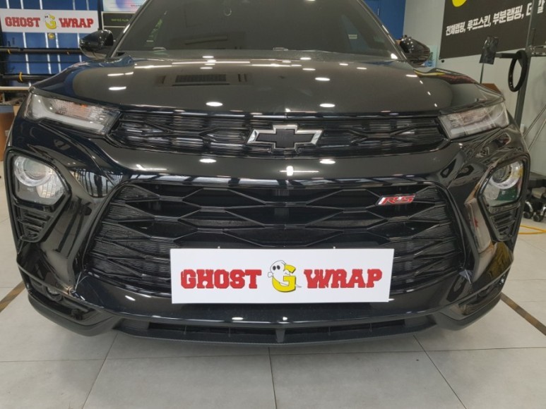 고스트랩(Ghostwrap) 쉐보레 트레일 블레이저 수염 그릴 크롬죽이기 / 고양 일산 덕양구