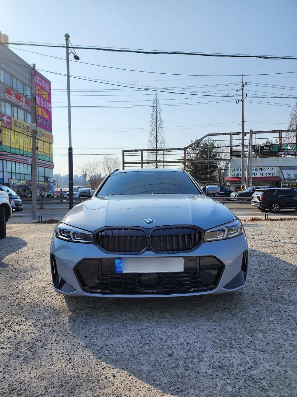 용인썬팅추천 2023 BMW320i 투어링 하버캠프세라믹본드 시공