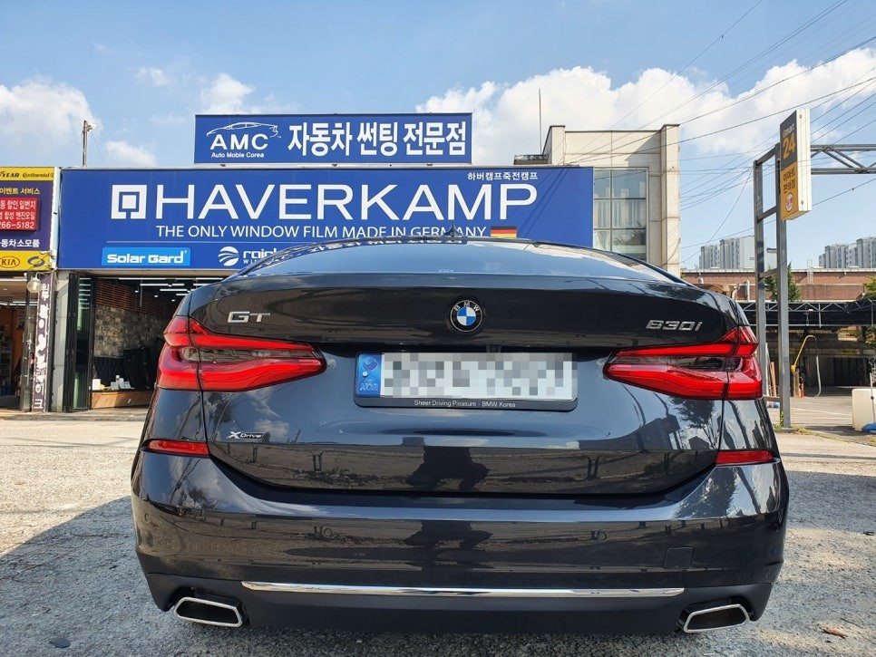 용인 BMW630i GT 하버캠프 세라믹본드로 썬팅시공