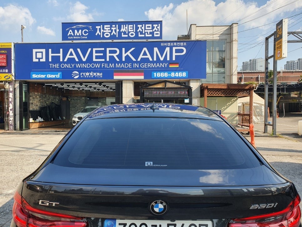 용인 BMW630i GT 하버캠프 세라믹본드로 썬팅시공