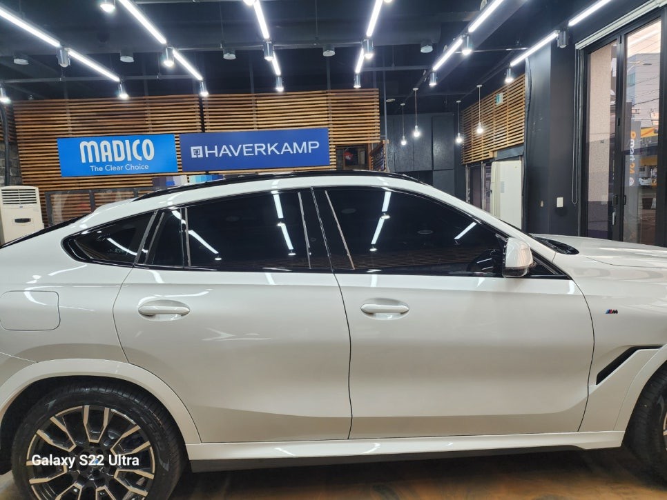 용인썬팅추천! BMW X6 최적 하버캠프 세라믹본드