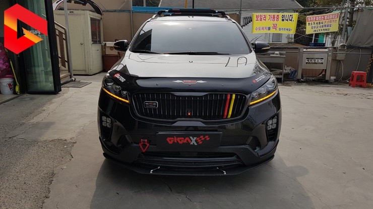 더뉴쏘렌토 데이라이트 세레모니 무빙 턴시그널 테일램프 면발광 미등 분리 튜닝 / 청주 신봉동