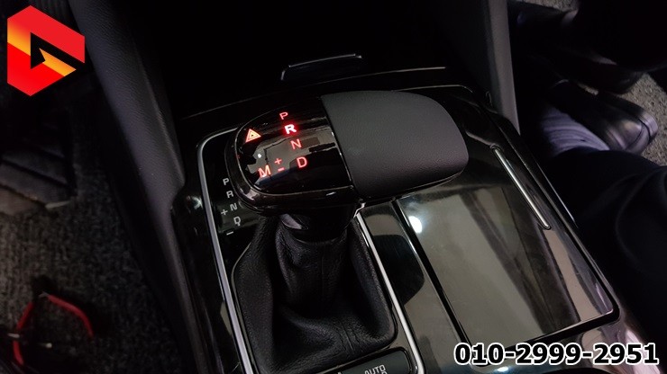 K9-제네시스DH 전자식 닷기어봉 버전2 터치식 비상등 스위치 후깜 튜닝 / 청주 신봉동