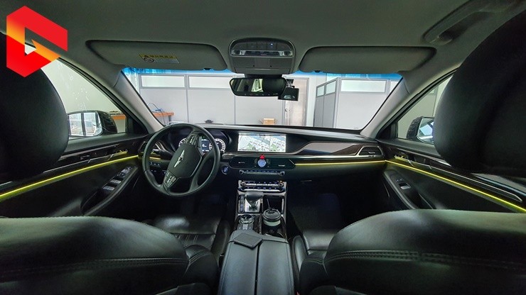 제네시스 EQ900 엠비언트 무드등이 없는게 말이 돼? 어이가 없어서 비노출로 시공 해버렸다!! / 청주,대전,천안