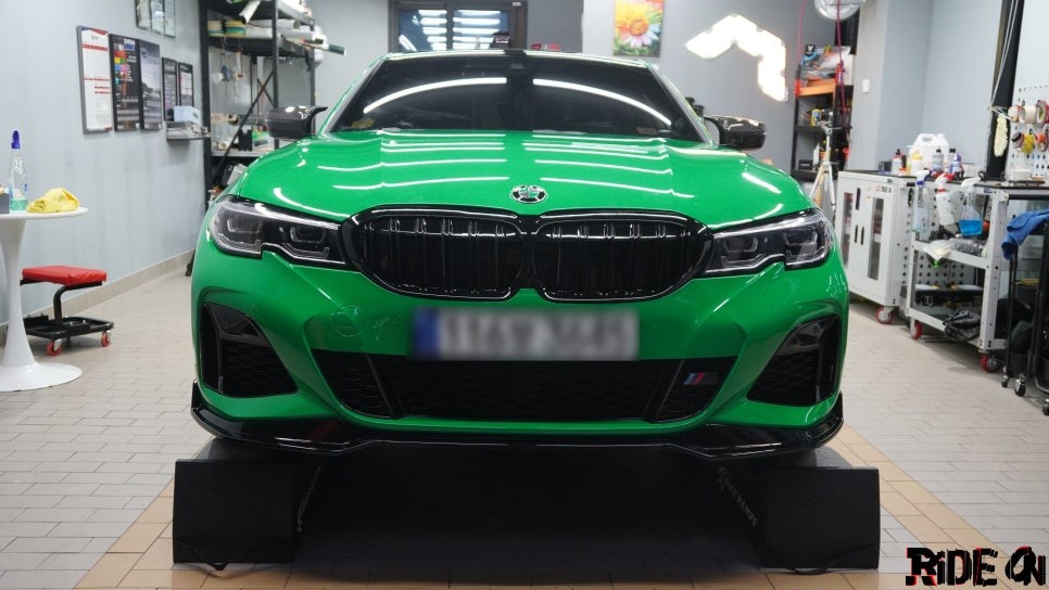 BMW 340i AX 고광택 전체랩핑! 고광택 랩핑 라이드온! / 남양주