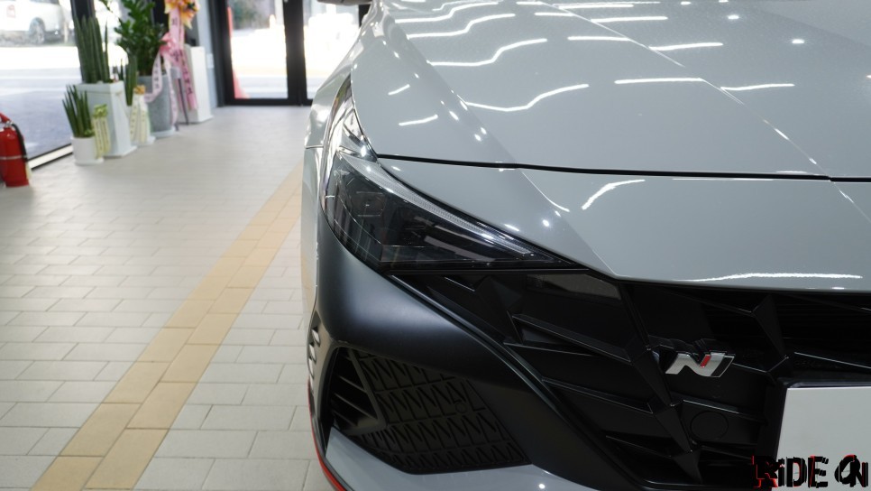 현대 아반떼 N 헤드라이트 PPF 시공! 다산 라이드온 / 남양주
