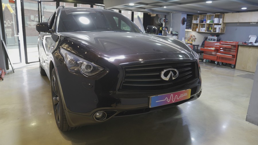 인피니티 QX70s 카오디오 튜닝서포트 전원보강편