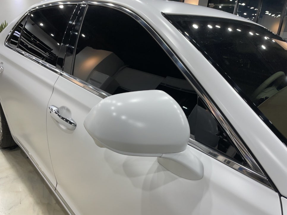 [고카팩토리]광주랩핑 G90 에이버리 사틴화이트 전체랩핑 / 가볍지 않은 세련됨을 원하면 참고. / 광주 북구