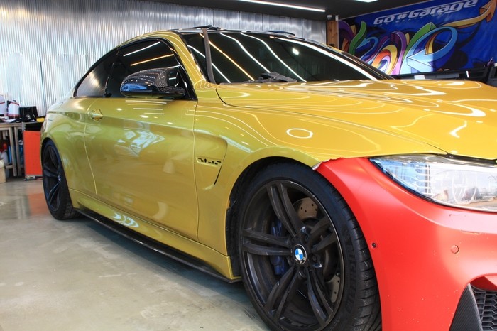 안성 공도 평택 랩핑 BMW  M4  전체랩핑 제거 믿을 수 있는 곳에서! / 안성시 원곡면